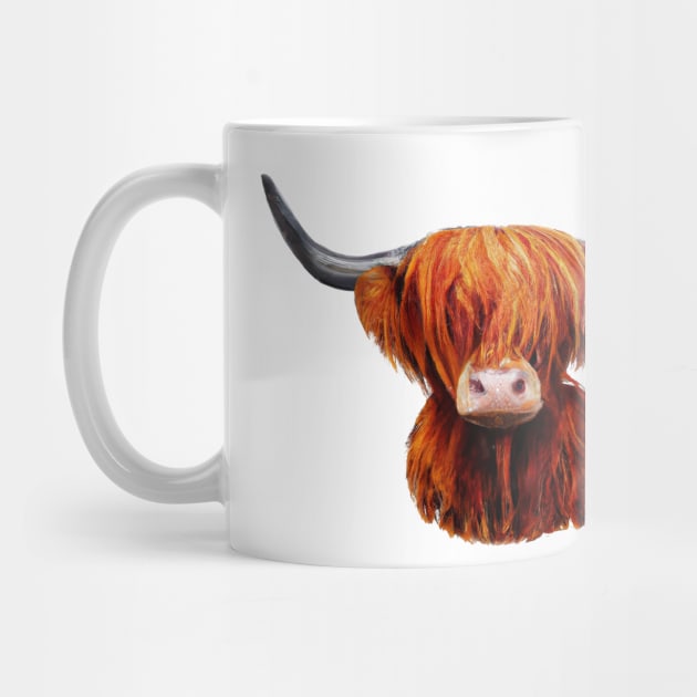 Scottish Highland Cow by Kaamalauppias